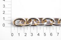 UX 006С цепь алюминий цв. gold (упаковка 10 метров)