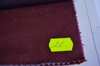 Ткань искусственная Замша курточная 105*300D СВ.БОРДО  цв.22