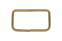 Рамка металлическая  35х15мм цв.антик фас.1000 шт