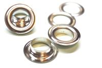 Люверсы Нержавейка (Латунь)  №26 12мм цв.Никель (уп 500 шт)STRONG