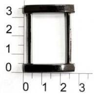 7138К черный никель пряжка металлическая 