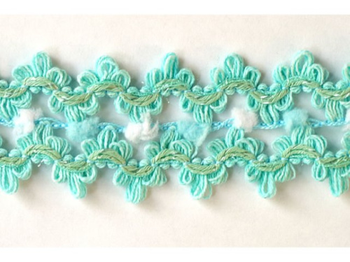  608- 4KJ тесьма декоративная ширина 45мм (упаковка 20 ярдов = 18,3 метра)  ТриКатушки