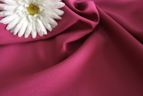  Ткань Габардин стрейч арт.1000 ,ш.150см., 270 гр/мп., №213а Фуксия  ТриКатушки