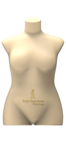  Портновский манекен Christina, Женский, р.52, цв. Бежевый, без подставки  ТриКатушки