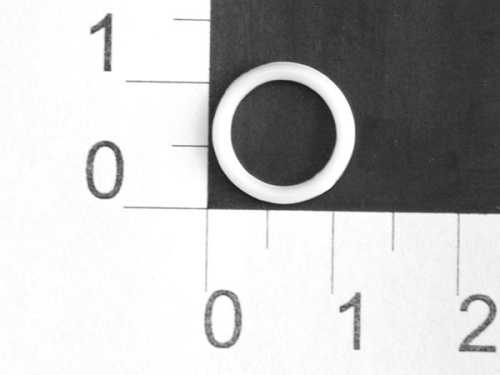  800S белый Кольцо пластик d=08мм (упаковка 1000 штук)  ТриКатушки