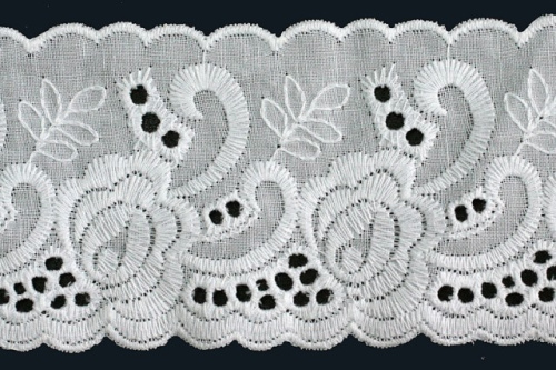  2084 белый Шитье 100% ХБ 70мм (намотка 15 ярдов = 13,7 метра)  ТриКатушки