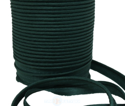  Кант атласный 12 мм 72 ярд. № 272 Зеленый темный  ТриКатушки