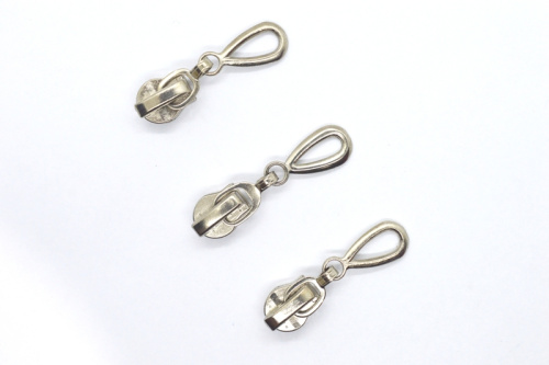  Бегунок автомат СП №5 декор цв. серебро (уп.10 шт) "Proknopka"  ТриКатушки