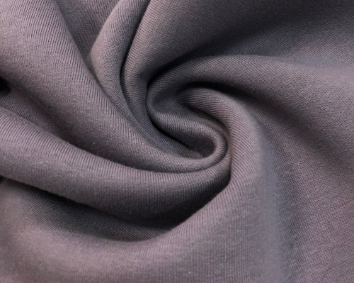  Ткань Футер 3-х нитка г/к с начесом 320гр.кв.м, 67% Хб+33% ПЭ, пенье, цв. Лаванда IS  ТриКатушки