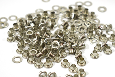  Люверсы №2 4мм сталь никель (уп 100 шт) "Proknopka"  ТриКатушки