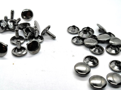  Хольнитены двухсторонние 11 мм №123 Черный Никель(уп.2000шт.) Tals  ТриКатушки