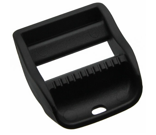  Пряжка трехщелевая (крыло) U-30 мм цв Черный (уп.10/100/1000шт)  ТриКатушки