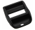  Пряжка трехщелевая (крыло) U-30 мм цв Черный (уп.10/100/1000шт)  ТриКатушки