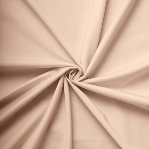  Ткань Поплин МТ 5098 (97 Хл, 3 Эл, 195 гр/мп, ш. 1,45м) цв. 277 бежевый  ТриКатушки