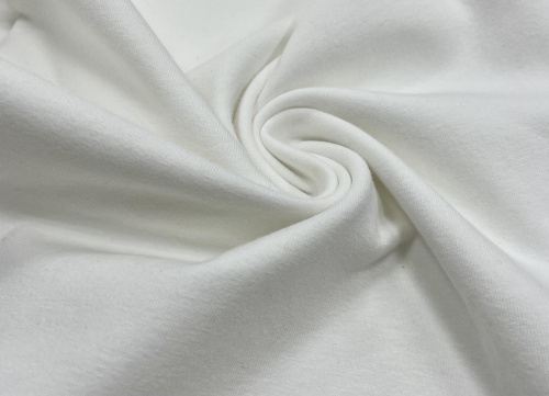  Ткань Кулирная гладь г/к 150гр.кв.м, 100% Хб, пенье, цв. Тофу  ТриКатушки