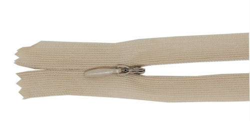  Молния потайная Т3 20 см №185 пудра ( уп.100 шт.)  ТриКатушки