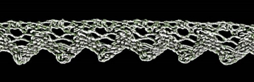  0109F лён кружево вязанное 18мм (намотка 20 ярдов = 18,3 метров)  ТриКатушки