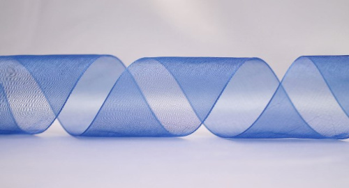  1039 Лента органза 50мм (намотка 50 ярдов = 45 метров)  ТриКатушки