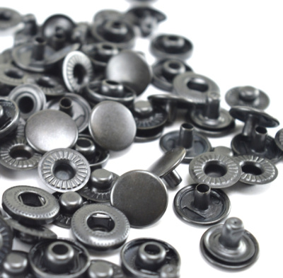  Кнопка 15мм Альфа нерж. цв. Оксид  (уп 720шт) Tals  ТриКатушки