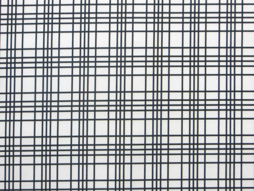  Ткань курточная детская  Дьюспо 240T WR PU цв.Check New_black_and_white  ТриКатушки