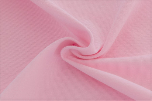  Ткань Кулирная гладь г/к с/л "акция", 175гр.кв.м, 92% Хб + 8% лайкра, пенье, цв. Нежная роза  ТриКатушки