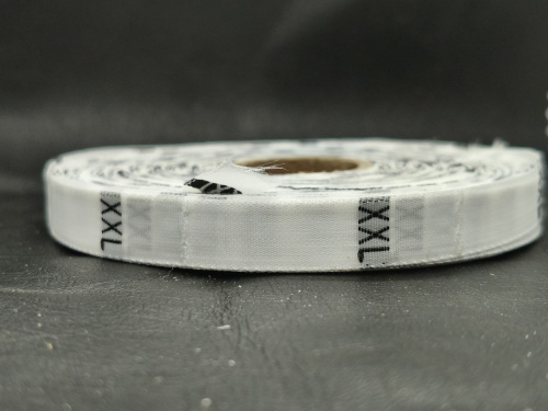  Размерник жаккард ,белый XXL (рул 1000шт)  ТриКатушки