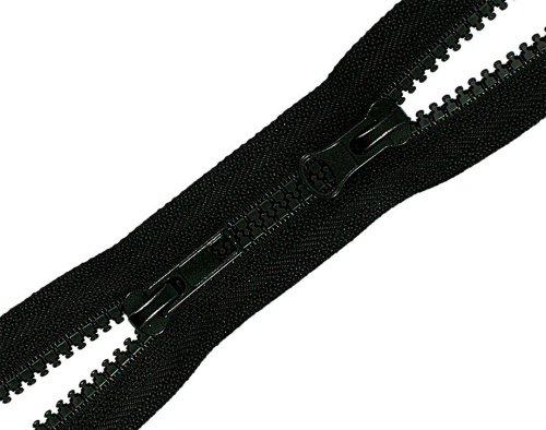  Молния Трактор Т5 2 зам,ус.зв.,90см №322 черн мал.зуб(уп.50 шт.)  ТриКатушки