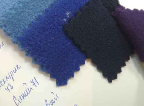  Ткань Флис СИНИЙ 71 190 Г/М2  ТриКатушки