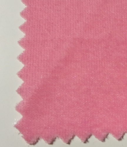  Ткань 3005 Бархат стрейч, ш.150см., №201 розовый  ТриКатушки