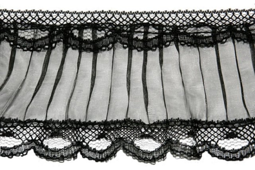  622 черный РЮШИ ширина 70мм (намотка 50 ярдов = 46 метров)  ТриКатушки