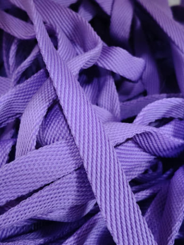  Шнур плоский 15мм №92 сиреневый (уп.100м)  ТриКатушки