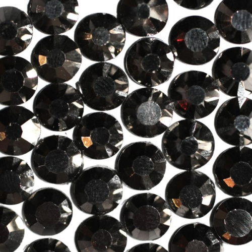  Стразы термоклеевые SS-10, D=2,6-2,8мм (упаковка 1440 штук) цв.9029 JET HEMATITE  ТриКатушки