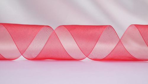  1016 Лента органза 12мм (намотка 50 ярдов = 45 метров)  ТриКатушки