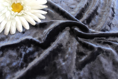  Ткань 3002 Бархат стрейч крэш, ш.160см, цв. 810  ТриКатушки