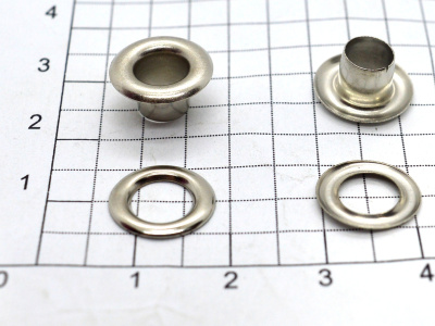  Люверсы №3 5мм сталь никель (уп 100 шт) "Proknopka"  ТриКатушки