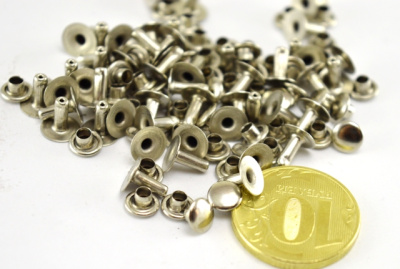 Розн.уп. НЕРЖ. Хольнитены 6*6 никель (упак.50 шт.)