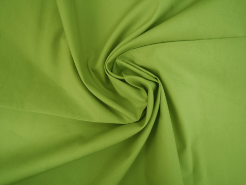  Ткань 2092 Поплин плательный цв. 601 салатовый  ТриКатушки