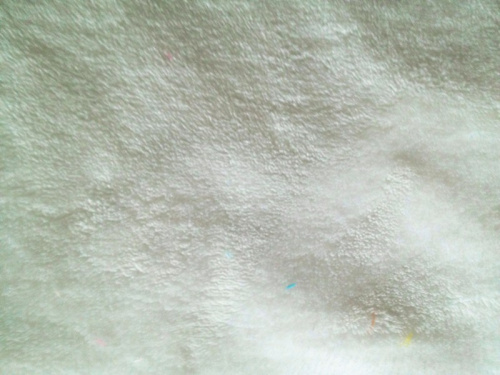  Ткань Велсофт однотонный цв. 009 белый  ТриКатушки