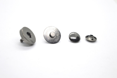  Магнитные кнопки для сумок 18мм-12 мм цв. Никель (уп. 20комп.) ProKnopka  ТриКатушки