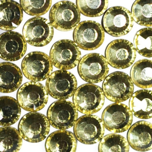  Стразы термоклеевые SS-16, D=3,6-3,9мм (упаковка 1440 штук) цв.9013 JONQUIL  ТриКатушки