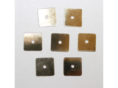  Пайетки россыпь "Квадрат" 10мм (упаковка 100 грамм) цв.6А  ТриКатушки