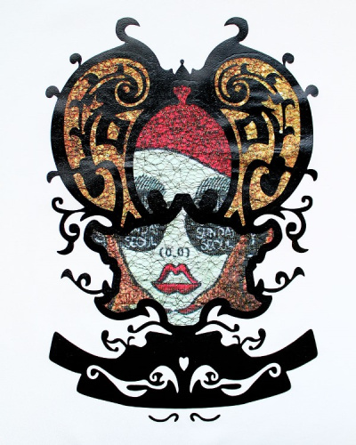  Термотрансфер аппликация многослойная арт.№07, 30см*20см  ТриКатушки