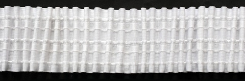  Тесьма шторная ТТ №060 60мм (упаковка 50 метров) buzgulu белый  ТриКатушки