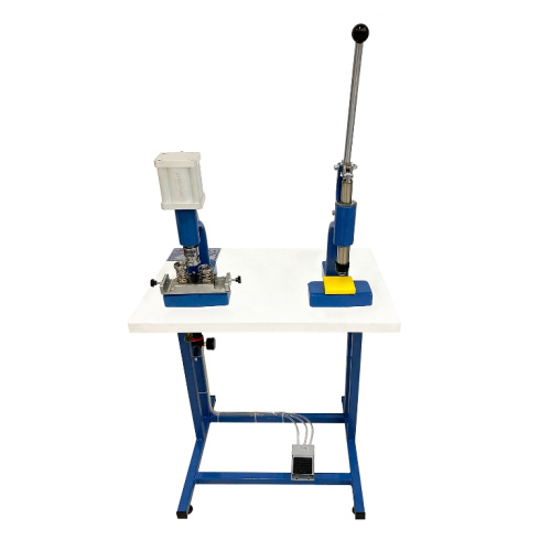  Пресс для обтяжки пуговиц Двойной ПОЛУПНЕВМАТИЧЕСКИЙ со столом PRESMAK DKP 4126  ТриКатушки