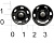 Кнопка металл (нерж), пришивная потайная, D=19мм, цв.черный никель (упаковка 500 штук)