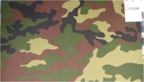  Ткань Т/С ТВИЛ 210-220г/м2 КМФ ш.150+-2 см. 65ПЭ/35ХЛ ВО S1 Сплав  ТриКатушки