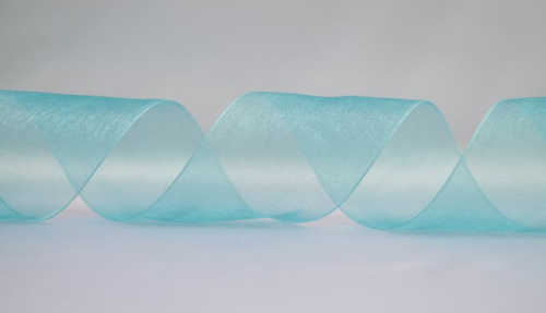  1035 Лента органза 25мм (намотка 50 ярдов = 45 метров)  ТриКатушки