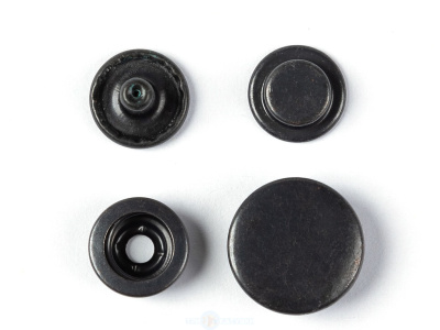  Кнопка нержавеющая DELTA 15х12 мм № 501 цв.Оксид  (уп.720шт)  ТриКатушки