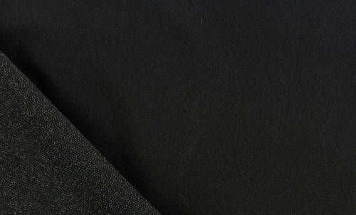  Дублерин клеевой для ткани эластичный N38 (38 г/м2) ш.150см рул.40 м цв.Черный  ТриКатушки