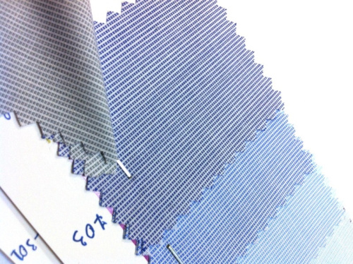  Ткань Сорочечная "клетка" мини 2072 (64 Пэ, 36 Вис; 190гр/мп, ш. 1.5м) цв. 703 темно-синий  ТриКатушки